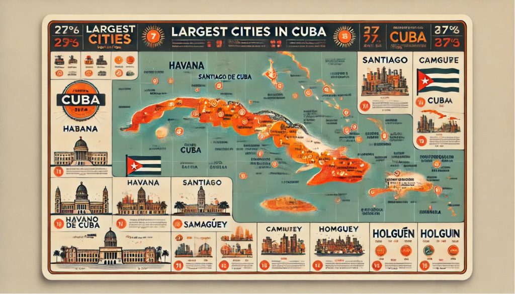 Largest Cities in Cuba