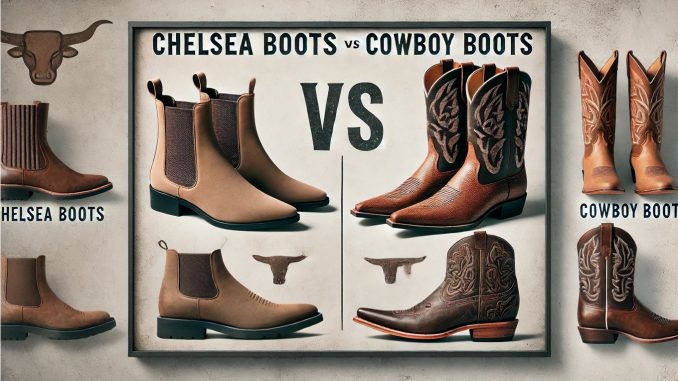 Chelsea Boots vs Cowboy Boots